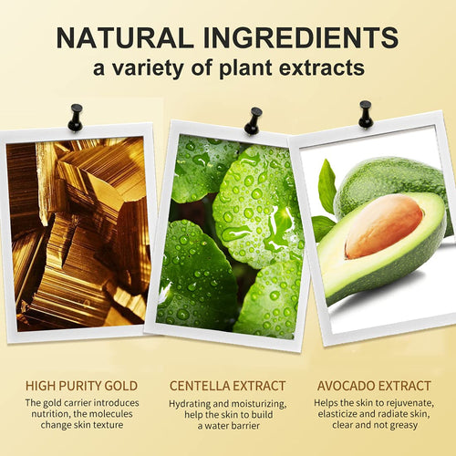 ZOZU Smooth Under Eye Mask 30 Pairs Pack (Avocado & Gold)