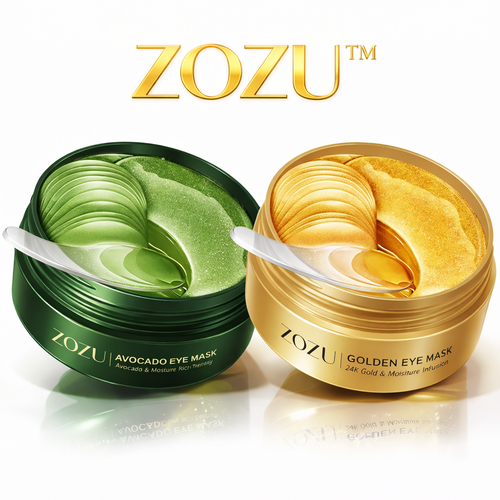 ZOZU Smooth Under Eye Mask 30 Pairs Pack (Avocado & Gold)